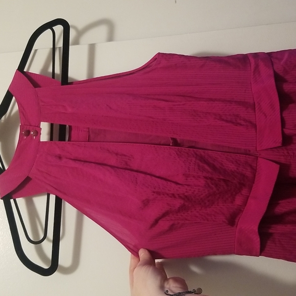 Marc Jacob's Fuchsia sleeveless dress sz 4 - Picture 4 of 8